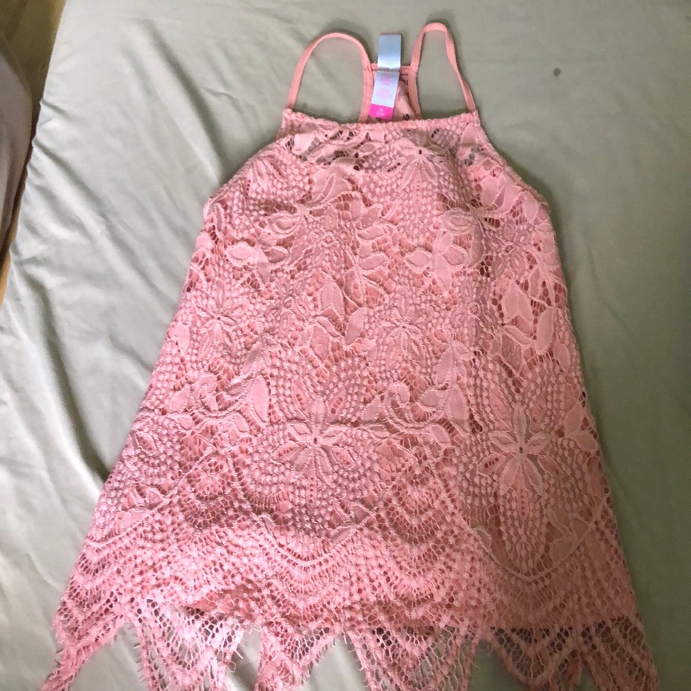 Pink tank top